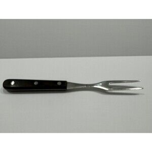 L C Germain Professional Carving Fork Wood Handle Stainless Steel 10.5 Japan